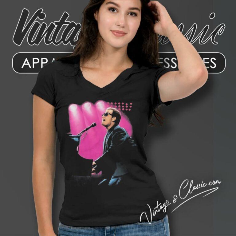 Billy Joel Shirt Heart And Soul Tour V Neck TShirt Billy Joel Shirt Heart And Soul Tour V Neck TShirt
