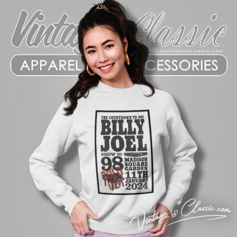 Billy Joel Shirt Madison Square Garden New York Ny January 11 2024 Sweatshirt Billy Joel Shirt Madison Square Garden New York Ny January 11 2024 Sweatshirt