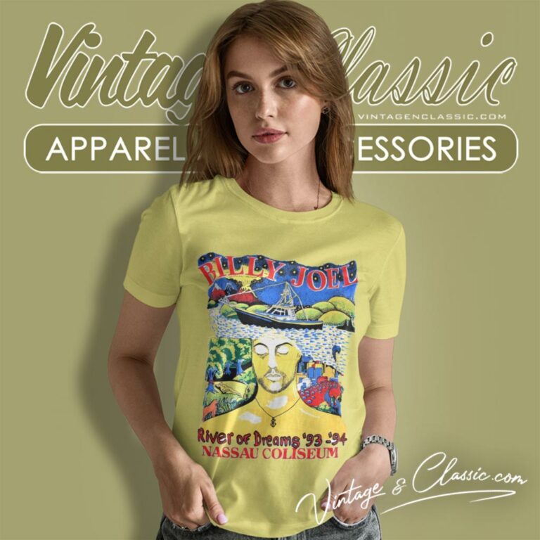 Billy Joel Shirt River Of Dreams Tour Women T Shirt Billy Joel Shirt River Of Dreams Tour Women T Shirt