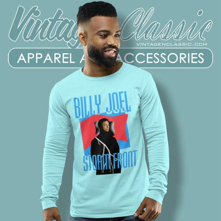 Billy Joel Storm Front Long Sleeve Tee Billy Joel Storm Front Long Sleeve Tee
