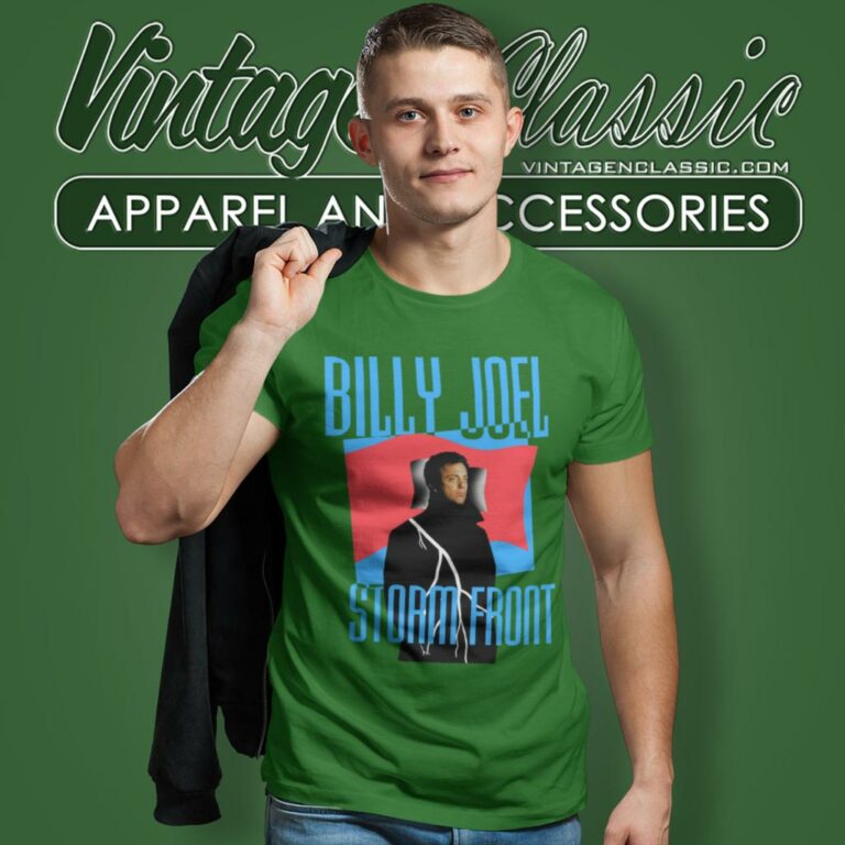 Billy Joel Storm Front T Shirt Billy Joel Storm Front T Shirt