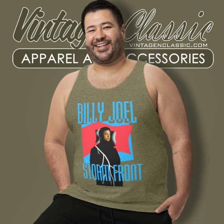 Billy Joel Storm Front Tank Top Racerback Billy Joel Storm Front Tank Top Racerback