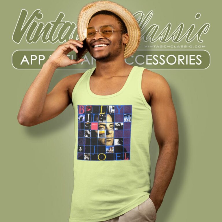 Billy Joel Storm Front Tour Tank Top Racerback Billy Joel Storm Front Tour Tank Top Racerback