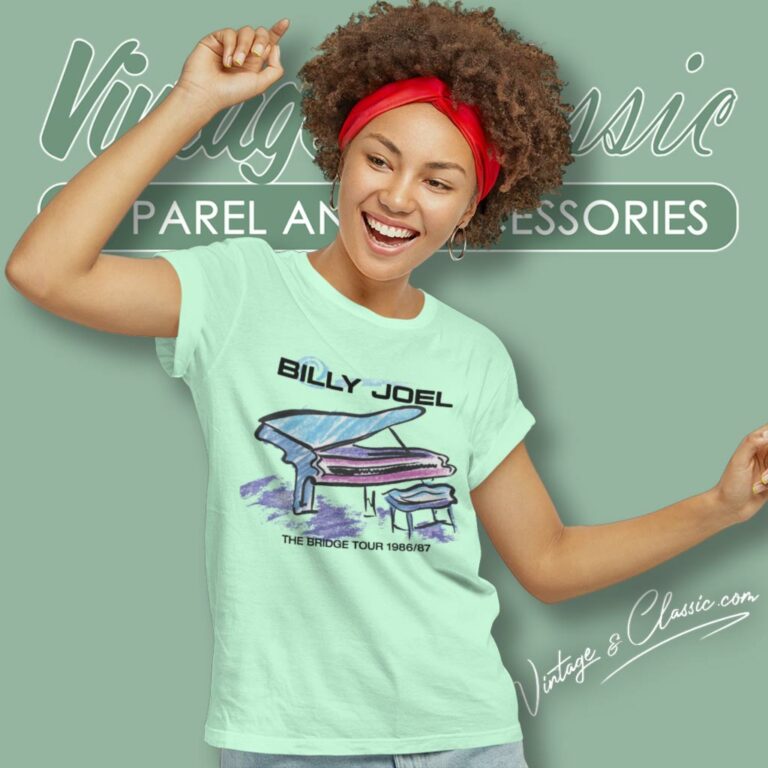 Billy Joel The Bridge Women T Shirt Billy Joel The Bridge Women T Shirt
