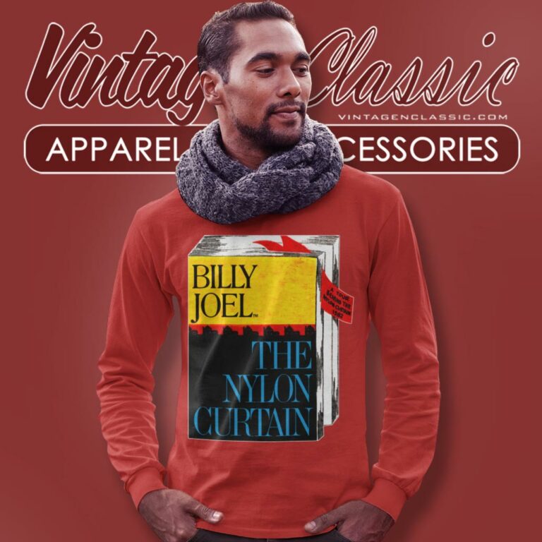 Billy Joel The Nylon Curtain Long Sleeve Tee Billy Joel The Nylon Curtain Long Sleeve Tee