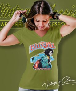 Billy Joel Usa 78 Tour V Neck TShirt