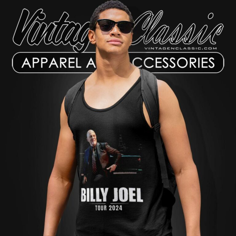 Billy Joel World Tour 2024 Tank Top Racerback Billy Joel World Tour 2024 Tank Top Racerback