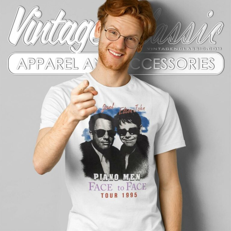 Billy Joel X Elton John Tour 1995 T Shirt Billy Joel X Elton John Tour 1995 T Shirt