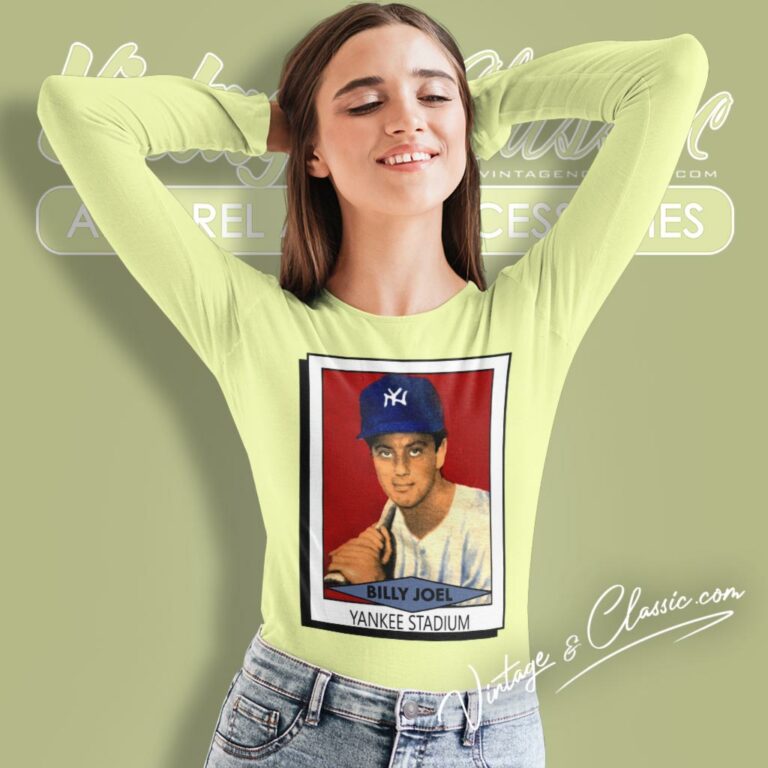 Billy Joel Yankee Stadium Tour Long Sleeve Tee Billy Joel Yankee Stadium Tour Long Sleeve Tee