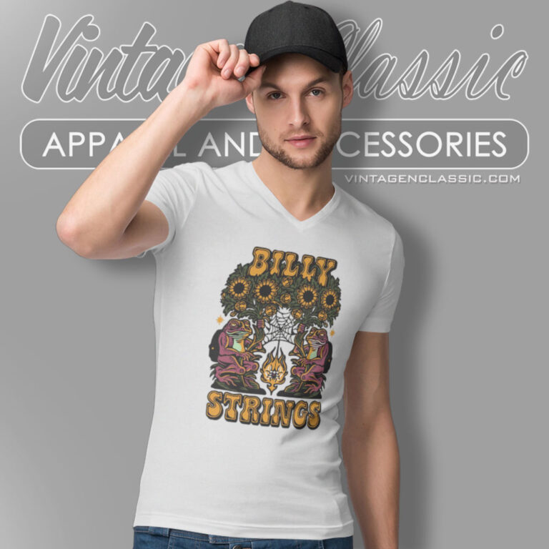 Billy Strings Music Tour 2024 Vintage V Neck TShirt Billy Strings Music Tour 2024 Vintage V Neck TShirt