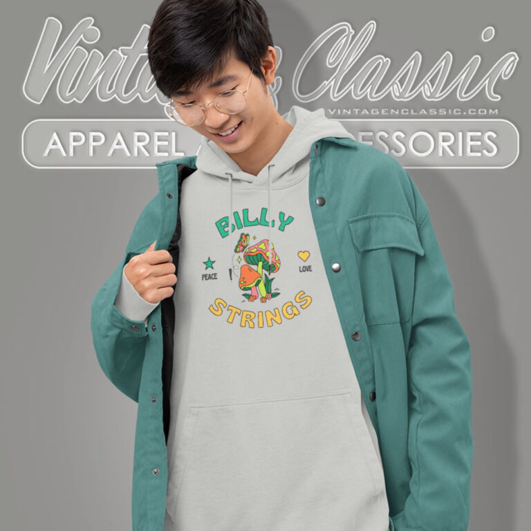 Billy Strings Peace Love Mushroom Hoodie Billy Strings Peace Love Mushroom Hoodie