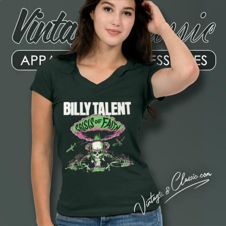 Billy Talent Rider V Neck TShirt Billy Talent Rider V Neck TShirt