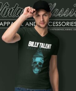 Billy Talent Dead Silence V Neck TShirt
