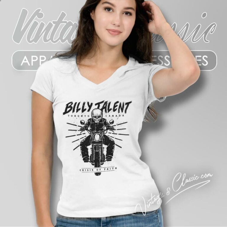 Billy Talent Ghost Faith V Neck TShirt Billy Talent Ghost Faith V Neck TShirt