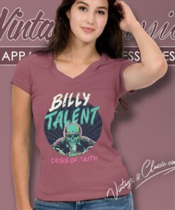 Billy Talent Shirt Circle Rider V Neck TShirt