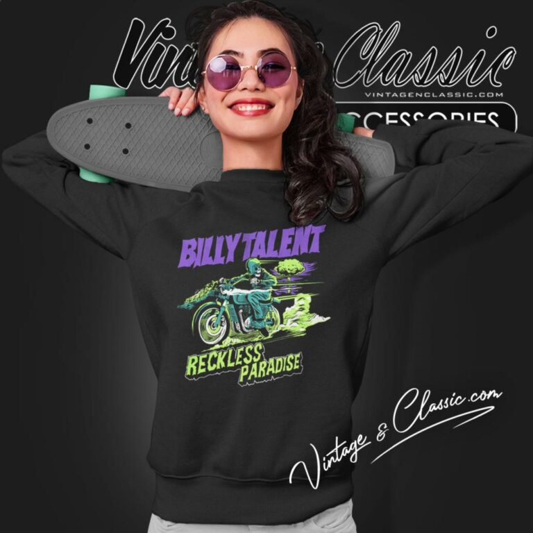 Billy Talent Shirt Reckless Paradise Sweatshirt Billy Talent Shirt Reckless Paradise Sweatshirt