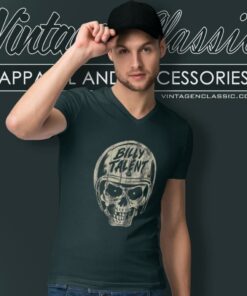 Billy Talent Skull V Neck TShirt