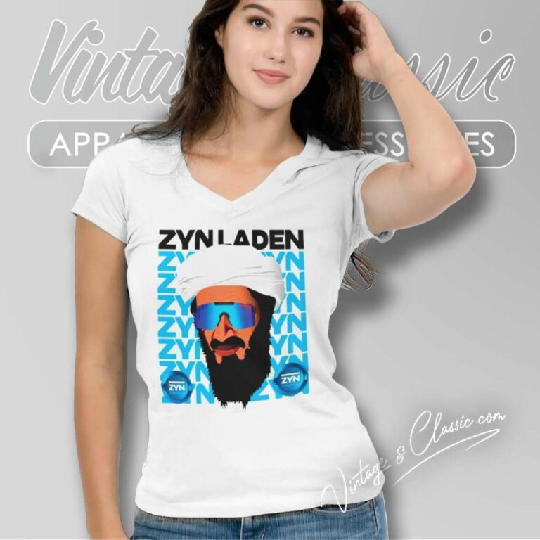 Bin Laden Osama Zynladen V Neck TShirt Bin Laden Osama Zynladen V Neck TShirt