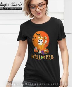 Bingo Halloween Pumpkin Shirt Bluey 6 Bingo Halloween Pumpkin Shirt Bluey Halloween T Shirt