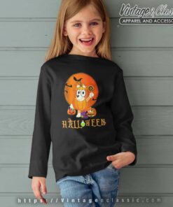 Bingo Halloween Pumpkin Shirt Bluey 11 Bingo Halloween Pumpkin Shirt Bluey Halloween kids Longsleeves