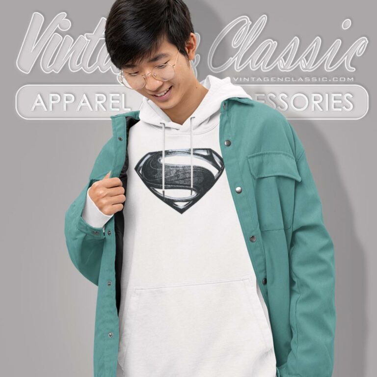 Bioworld Superman Silver Hoodie Bioworld Superman Silver Hoodie