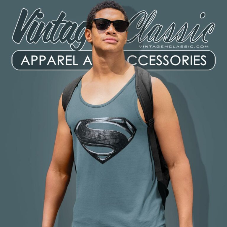 Bioworld Superman Silver Tank Top Racerback Bioworld Superman Silver Tank Top Racerback