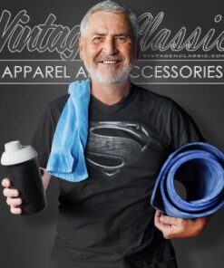 Bioworld Superman Silver V Neck TShirt