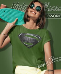 Bioworld Superman Silver Women T Shirt
