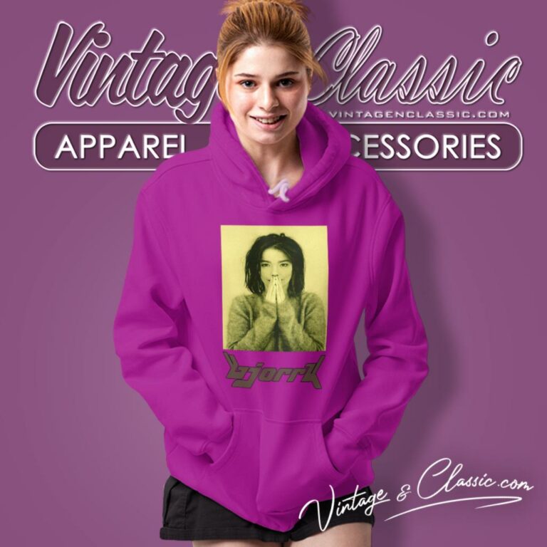 Bjork Debut Album Cover Hoodie Bjork Debut Album Cover Hoodie
