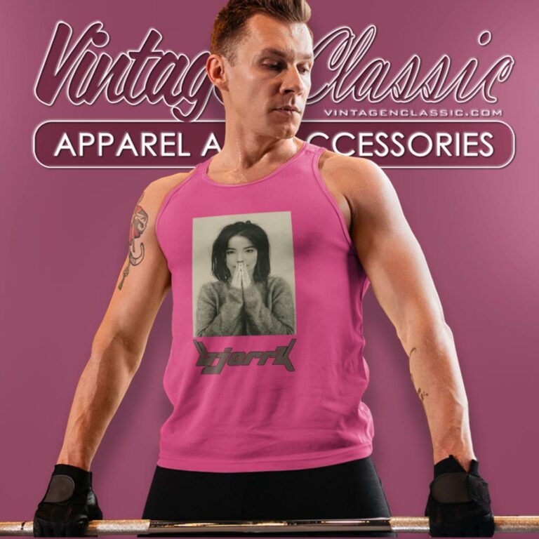 Bjork Debut Photograph Vintage Vibe Tank Top Racerback Bjork Debut Photograph Vintage Vibe Tank Top Racerback