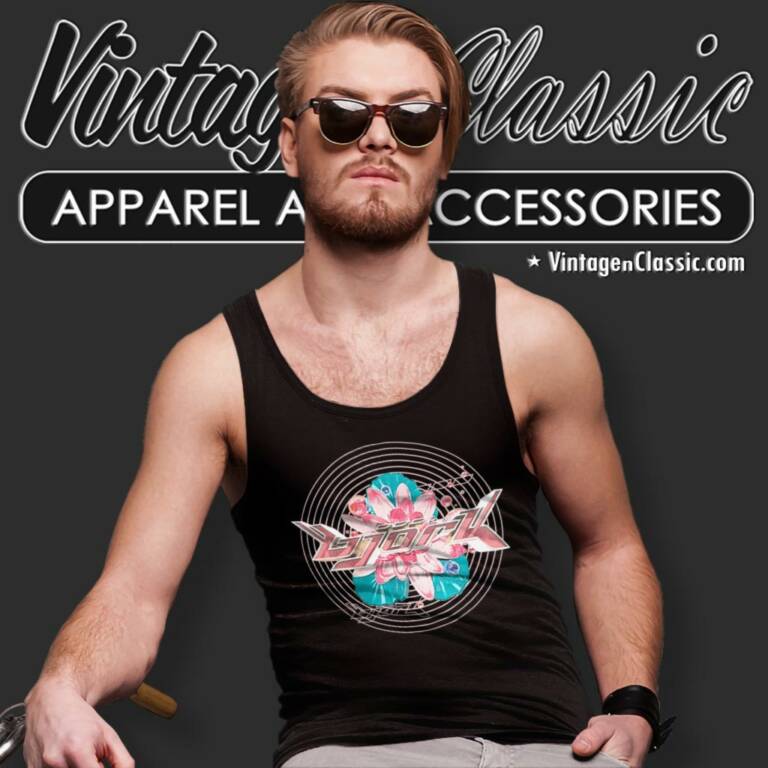 Bjork Post Lotus Artwork Tank Top Racerback Bjork Post Lotus Artwork Tank Top Racerback