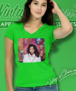 Bjork Post Tour Vintage Shirt 4 Bjork Post Tour Vintage V Neck TShirt