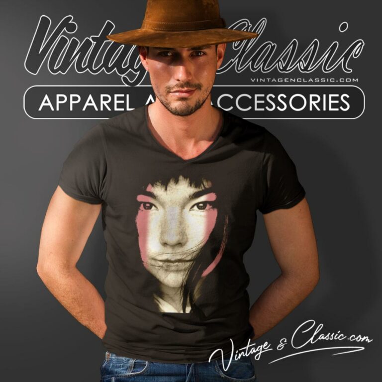 Bjork Quiet Fireworks V Neck TShirt Bjork Quiet Fireworks V Neck TShirt