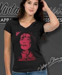 Bjork Vintage Look Shirt 5 Bjork Vintage Look V Neck TShirt