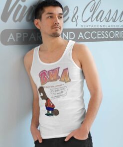 Black Bart Simpson Bwa Tank Top Racerback