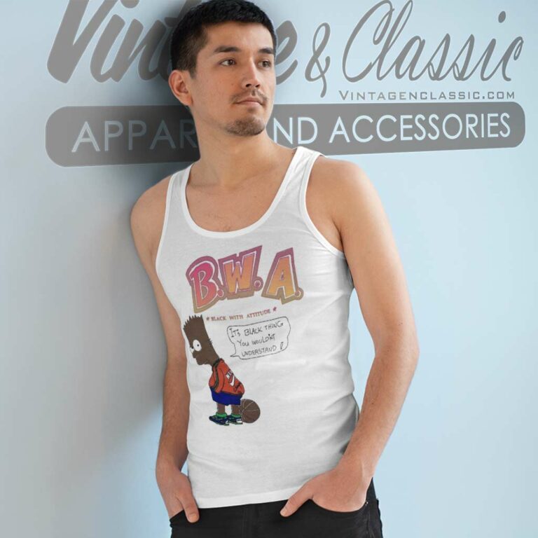 Black Bart Simpson Bwa Tank Top Racerback Black Bart Simpson Bwa Tank Top Racerback
