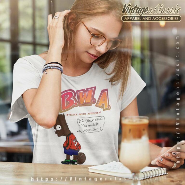 Black Bart Simpson Bwa Women TShirt Black Bart Simpson Bwa Women TShirt