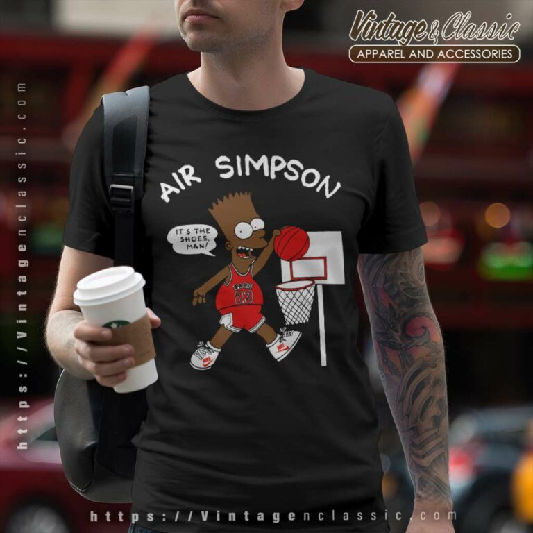Black Bart Simpson Michael Jordan Nike Air Jordans T Shirt Black Bart Simpson Michael Jordan Nike Air Jordans T Shirt