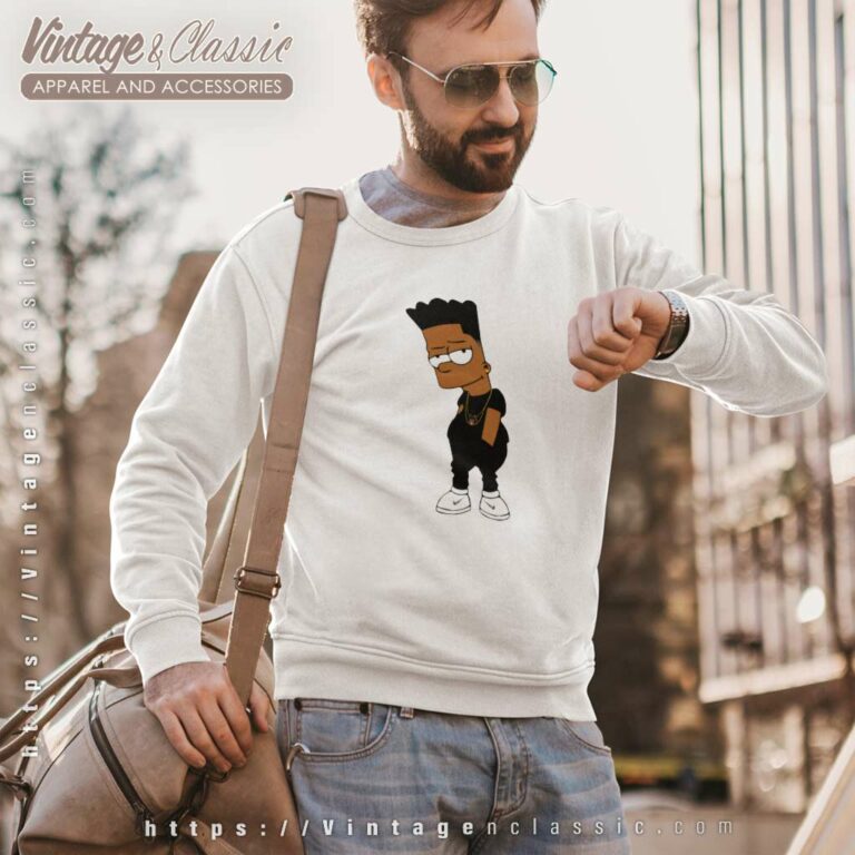 Black Bart Simpson Parody Sweatshirt Black Bart Simpson Parody Sweatshirt