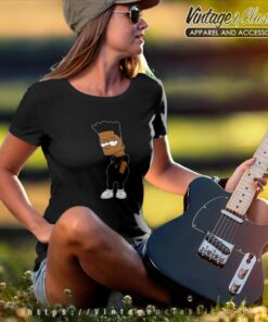 Black Bart Simpson Parody Women TShirt