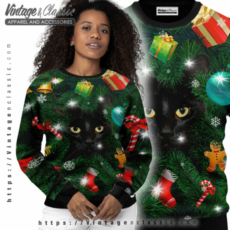 Black Cat Inside Tree Ugly Sweater Women Ugly Sweater 1 Black Cat Inside Tree Ugly Sweater Women Ugly Sweater 1