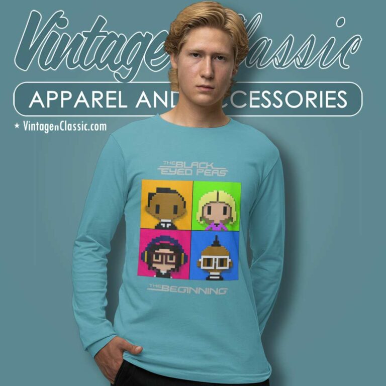 Black Eyed Peas Shirt The Beginning Album Long Sleeve Tee Black Eyed Peas Shirt The Beginning Album Long Sleeve Tee