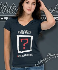 Black Eyed Peas Where Is The Love V Neck TShirt