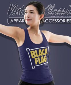 Black Flag 1995 Tour Tank Top Racerback