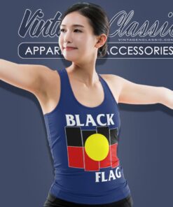 Black Flag Aboriginal Flag Tank Top Racerback
