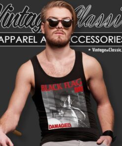 Black Flag Damaged Album Tank Top Racerback