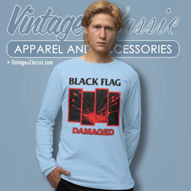 Black Flag Damaged Long Sleeve Tee Black Flag Damaged Long Sleeve Tee