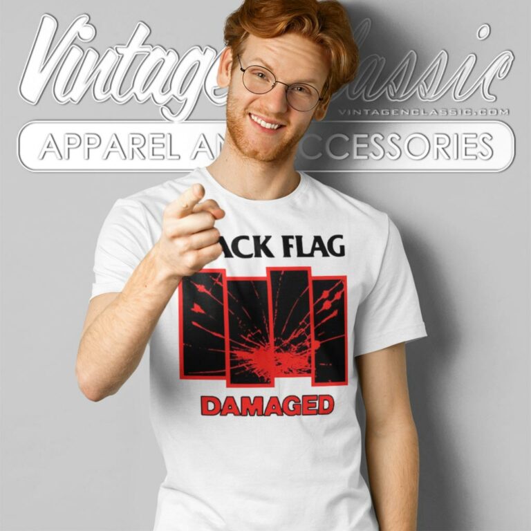 Black Flag Damaged T Shirt Black Flag Damaged T Shirt