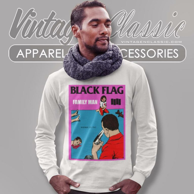 Black Flag Family Man Long Sleeve Tee Black Flag Family Man Long Sleeve Tee