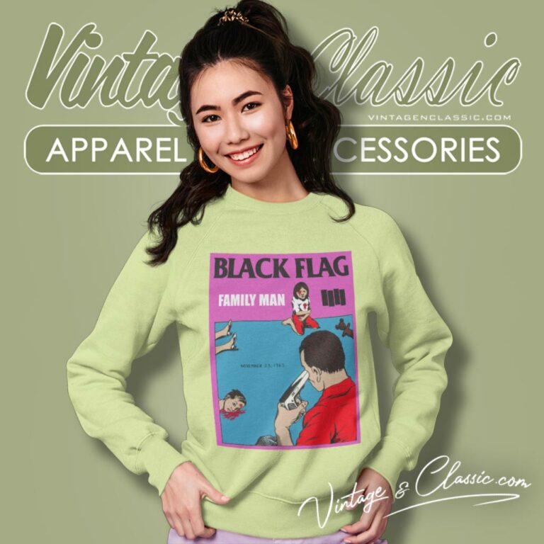 Black Flag Family Man Sweatshirt Black Flag Family Man Sweatshirt